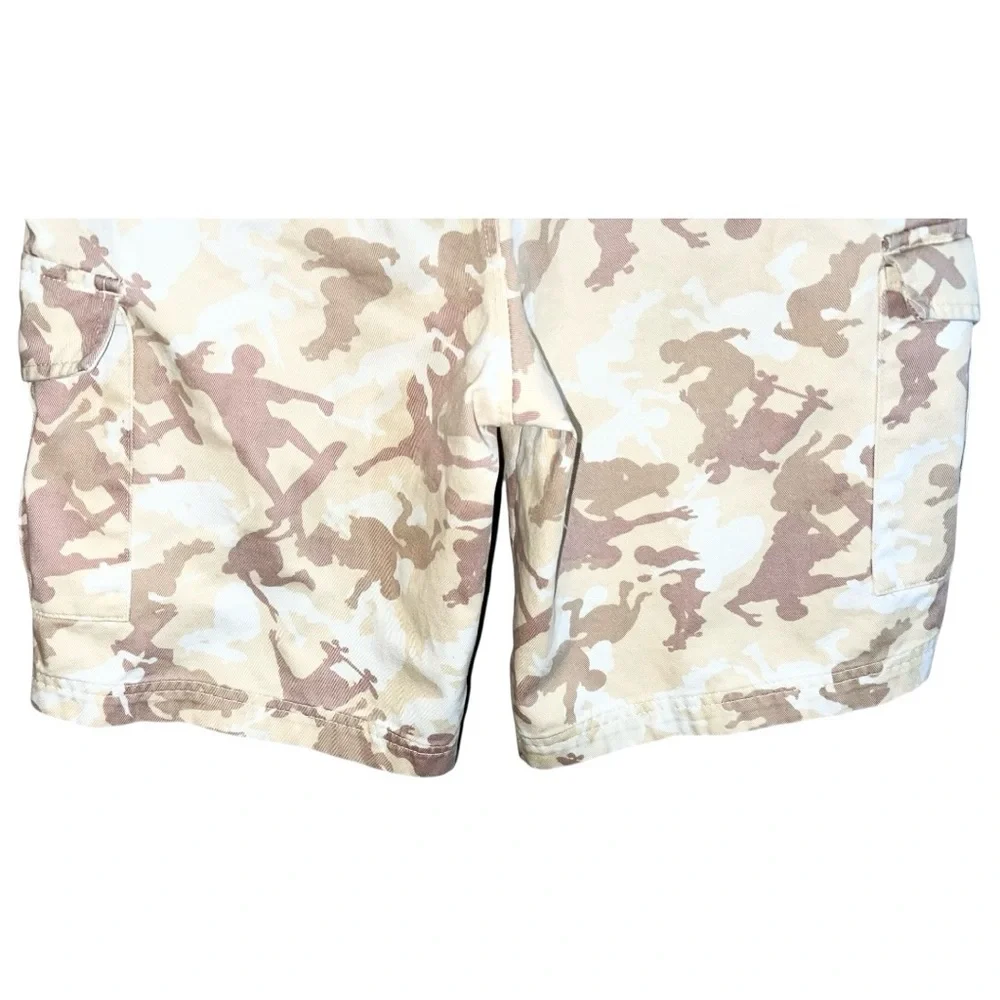 Gap Cargo Shorts Boys Size 10 Tan Yellow White Camo 26x9